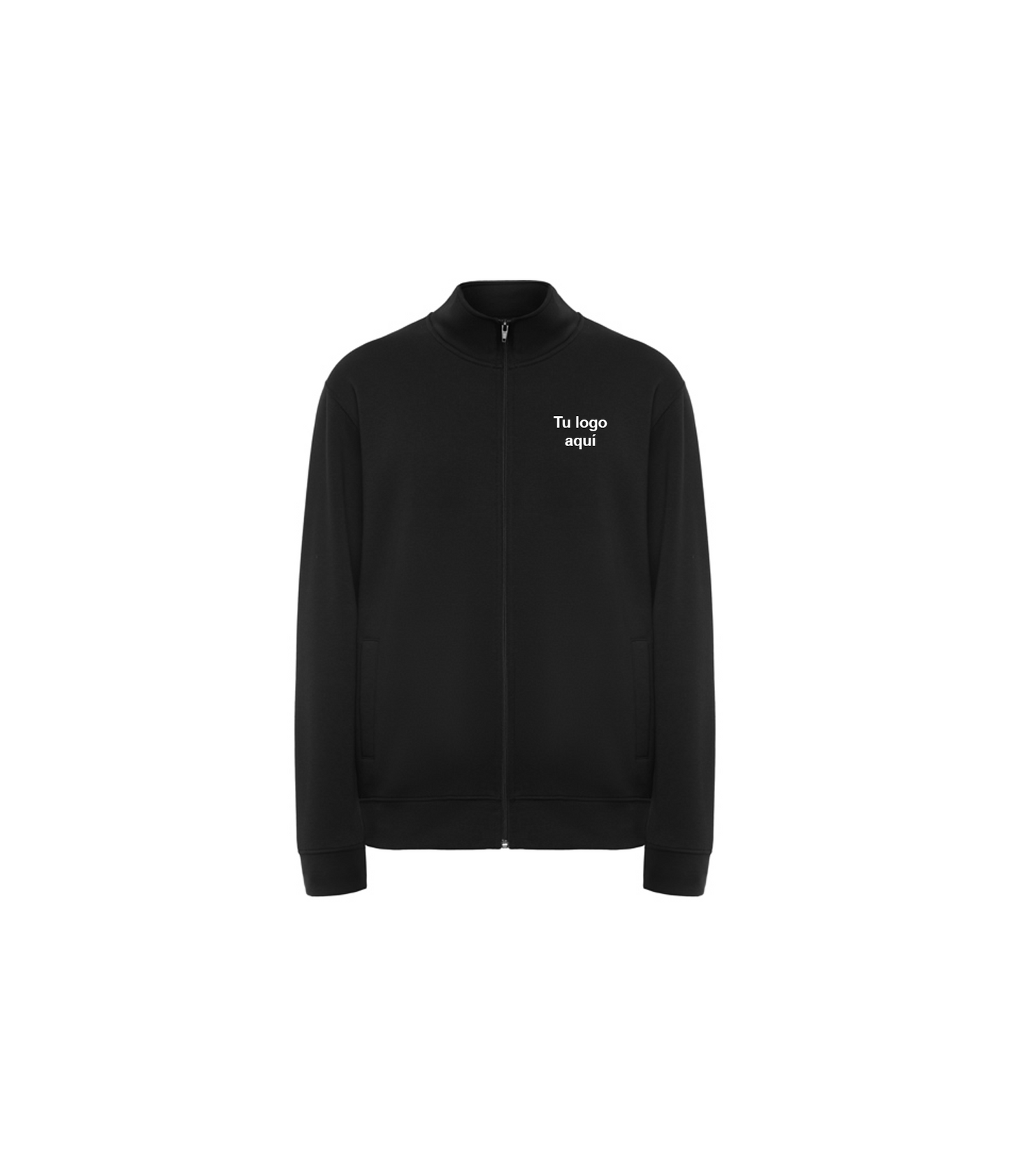 Sudadera con cremallera alta