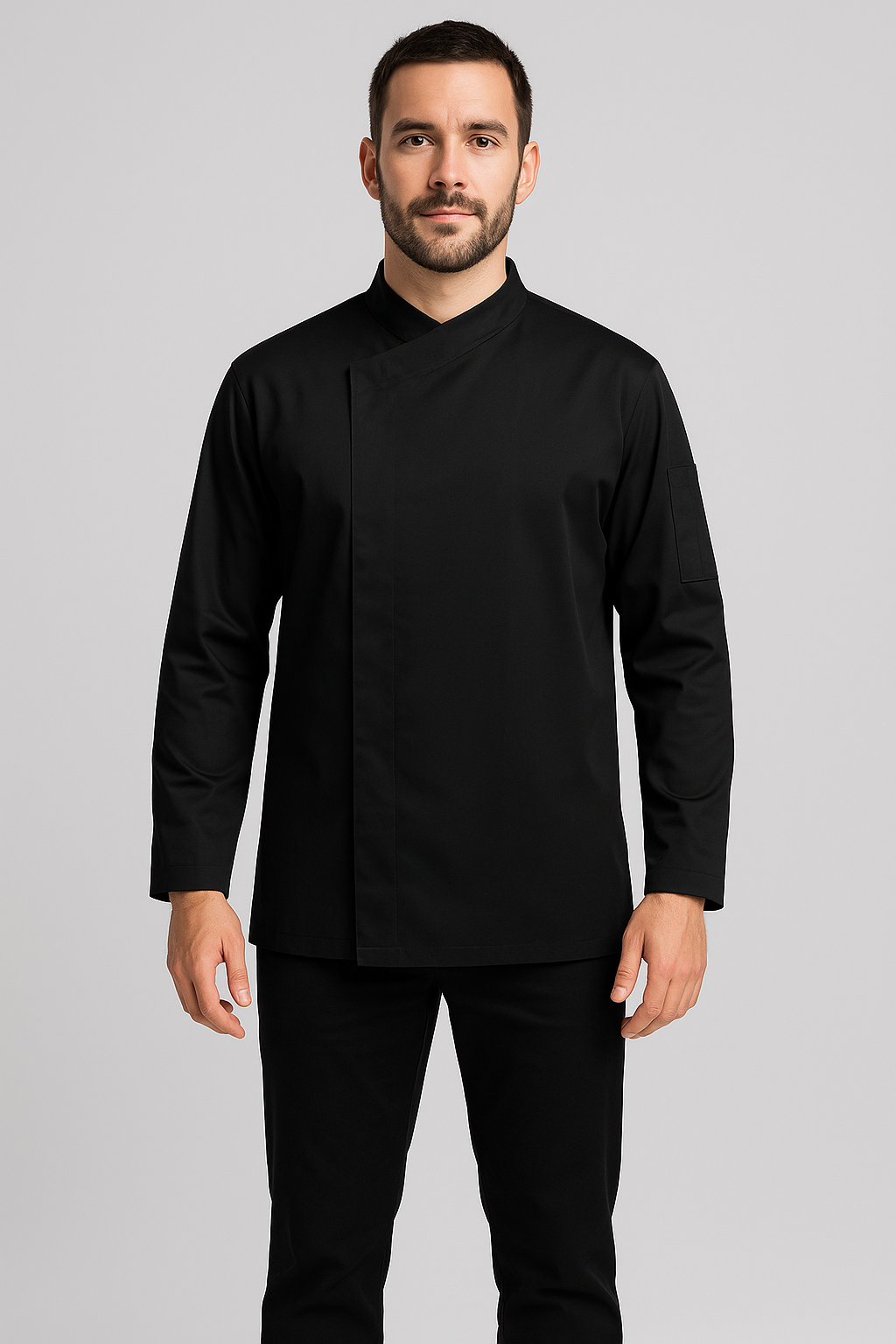 Chaqueta de cocina manga larga