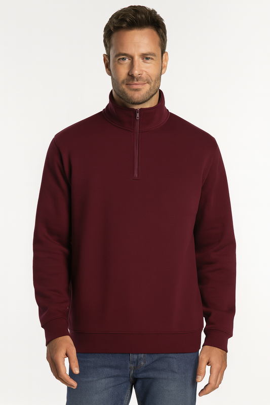 Sudadera con media cremallera