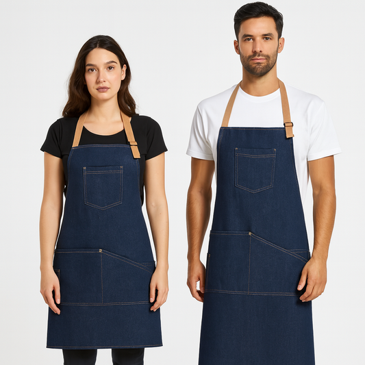 Delantal largo Denim