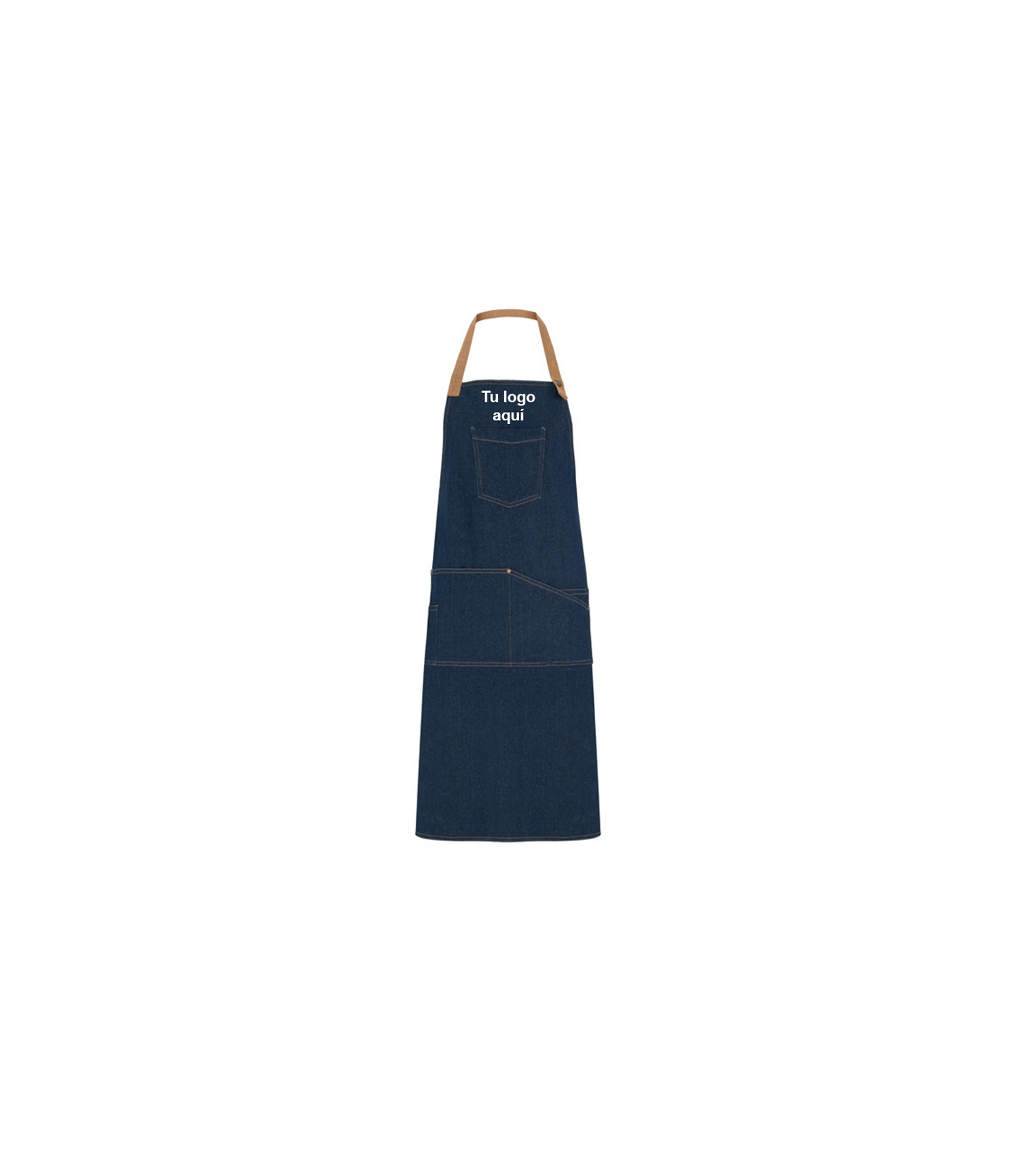 Delantal largo Denim