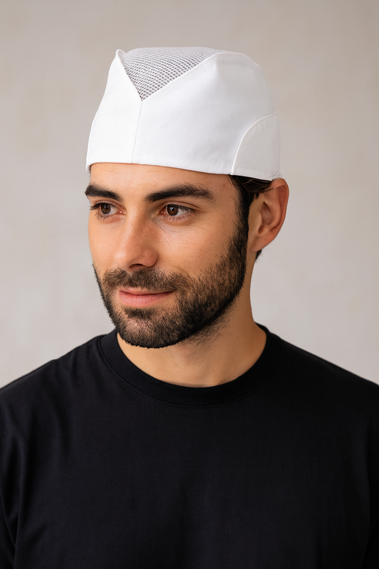 Gorro con rejilla